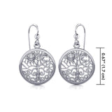 Celtic Tree of Life Silver Earrings TER060 - Jewelry