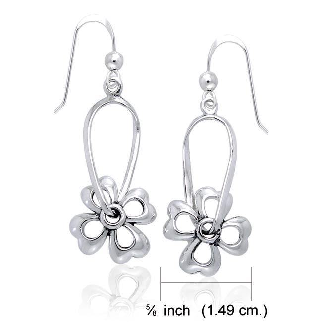 Spring Sterling Silver Earrings TER1146 - Jewelry