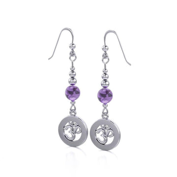The Om ~ Spiritual Mystical Earrings TER137 - Jewelry