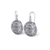 Sigil of the Archangel Raziel Silver Earrings TER1725