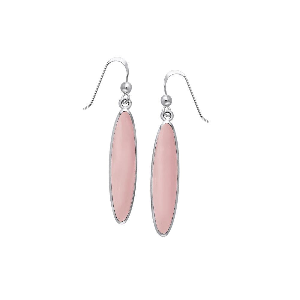 Oval Cabochon Silver Earrings TER433 - Jewelry