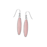 Oval Cabochon Silver Earrings TER433 - Jewelry