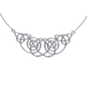 Defined by the ultimate reality ~ Celtic Knotwork Sterling Silver Necklace TN002
