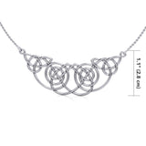 Celtic Knotwork Silver Necklace TN002 - Jewelry