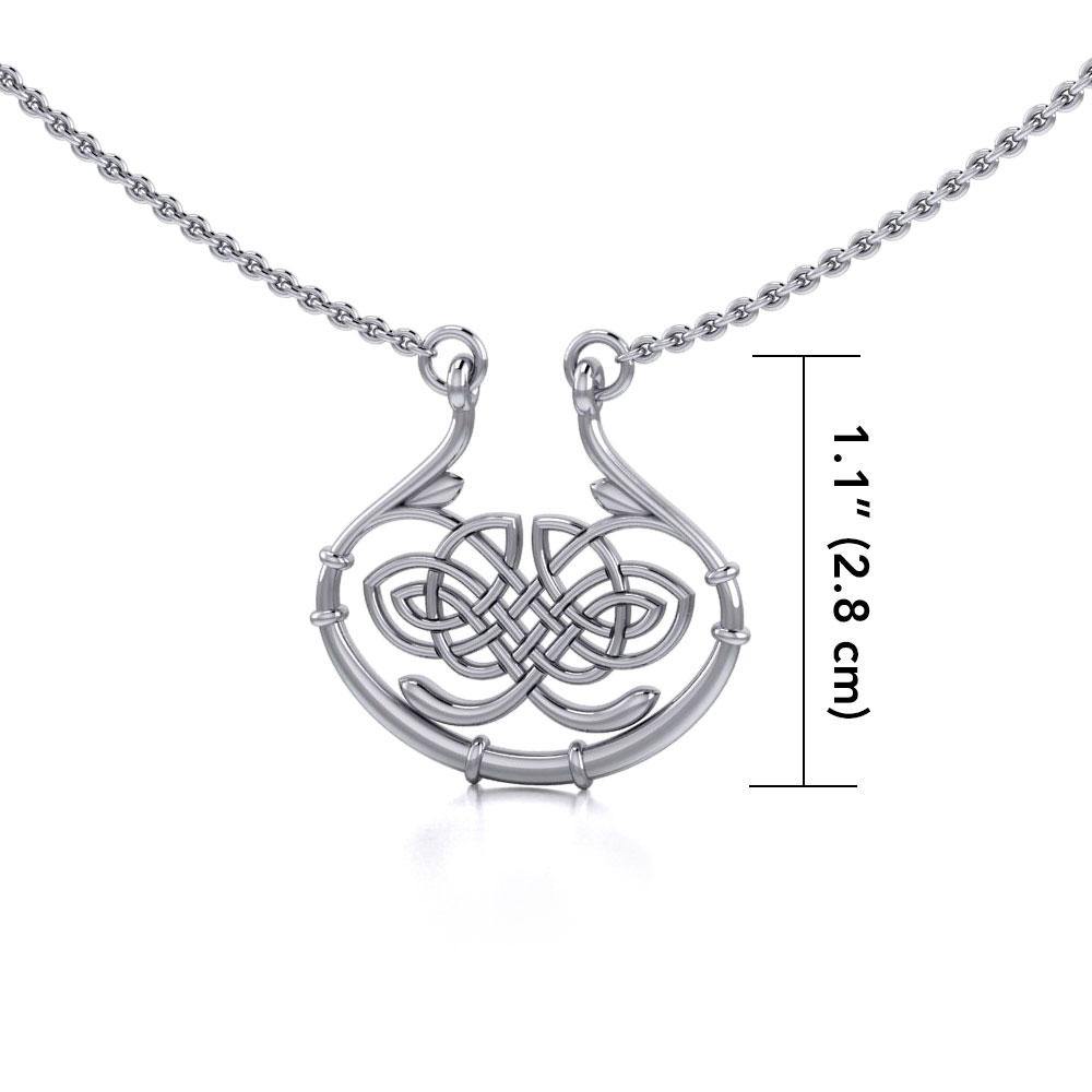 Celtic Knotwork Silver Necklace TN005 - Jewelry