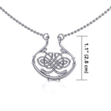 Celtic Knotwork Silver Necklace TN005 - Jewelry