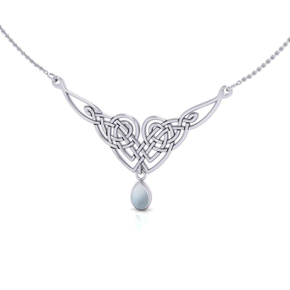 Celtic Knotwork Silver Necklace TN066 - Jewelry