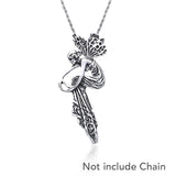 Fancy fairy awakening your mind ~ fine Sterling Silver Jewelry Pendant TP123 - Jewelry