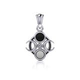 Moon Spiral Pendant TP1428 - Jewelry