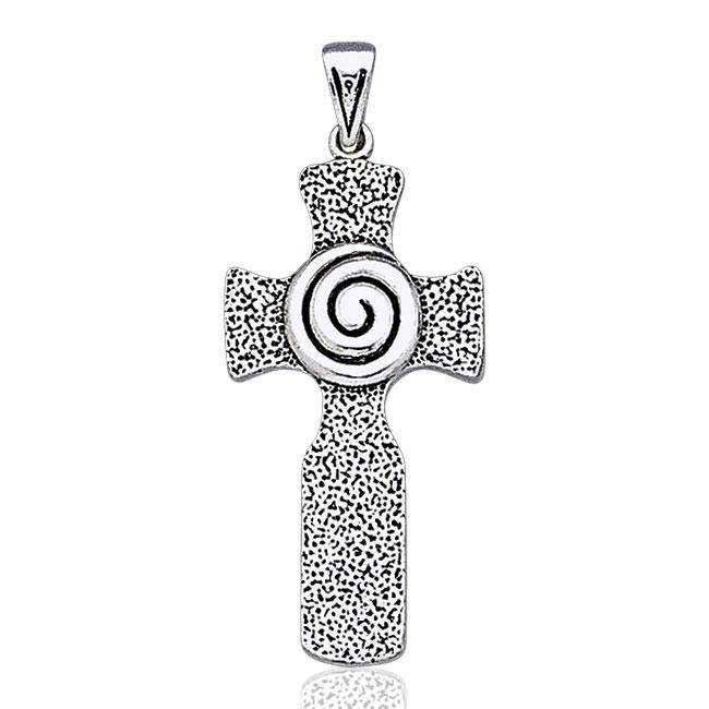 Cross Spiral Pendant TP1560 - Jewelry