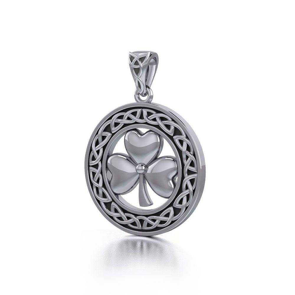 Celtic Knot Shamrock Pendant TP3243 - Jewelry