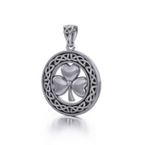 Celtic Knot Shamrock Pendant TP3243 - Jewelry