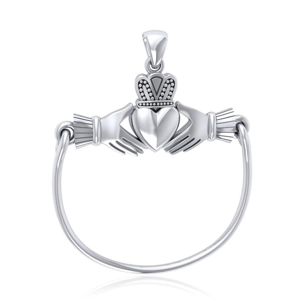 Celtic Claddagh Charm Holder Pendant TP939 - Jewelry