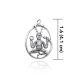 Cernunnos, the Horned God ~ Sterling Silver Pendant TPD1018 - Jewelry