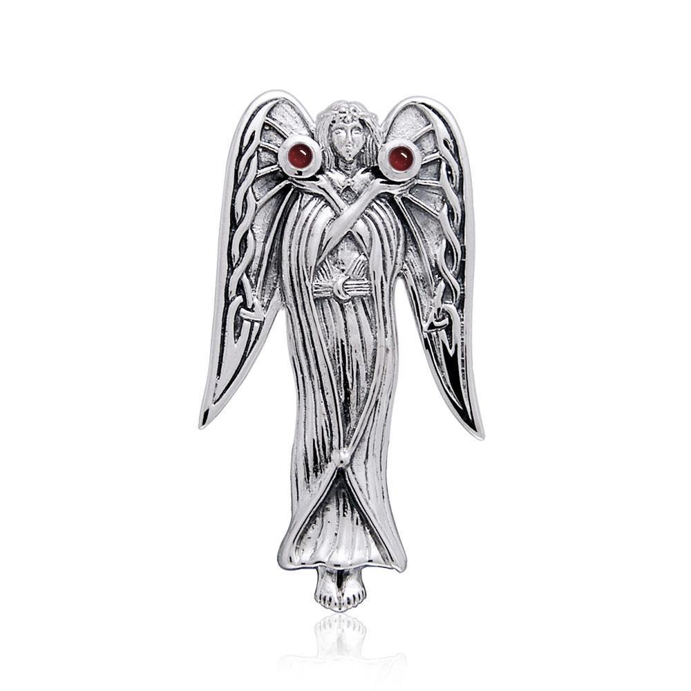Inspirational Angel Silver Pendant TPD124 - Jewelry