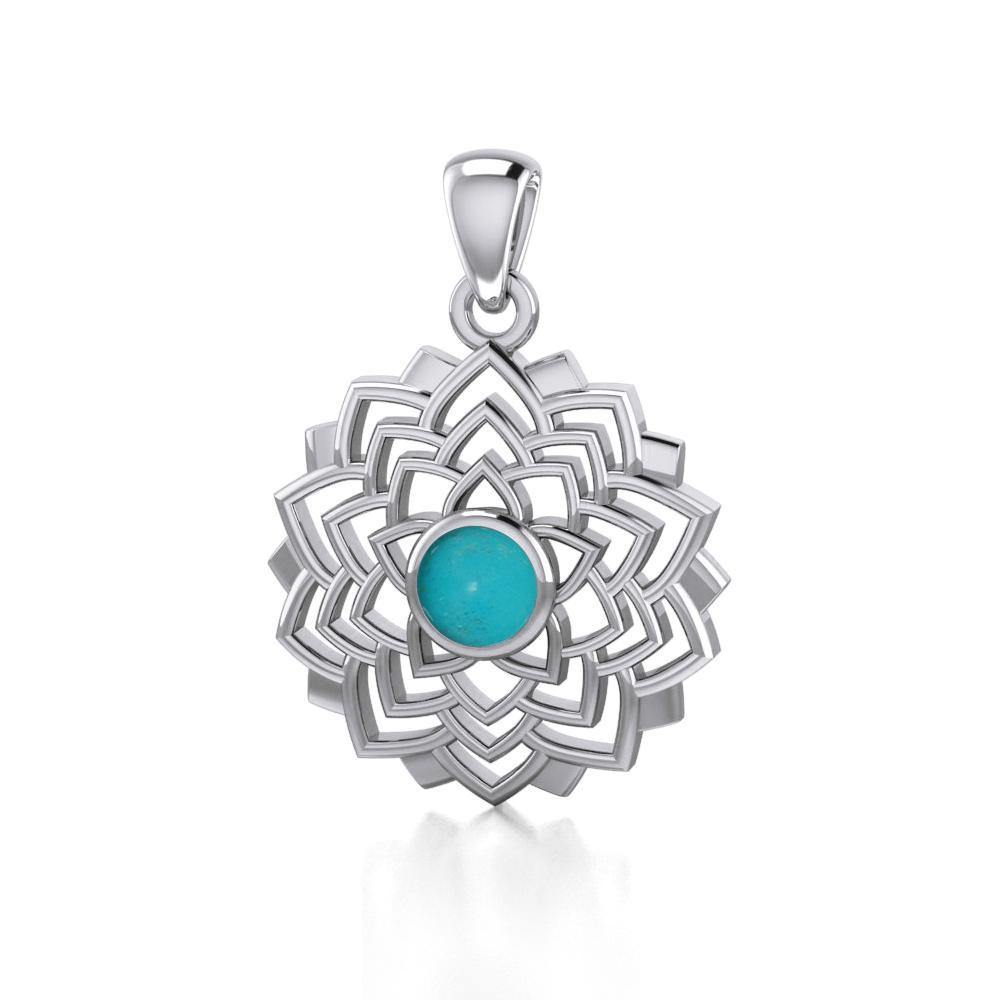 Sahasrara Crown Chakra Silver Pendant TPD1973 - Jewelry