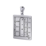 First Pentacle of the Moon Solomon Sterling Silver Seal Pendant TPD2870