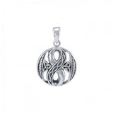 Endless Inspiration ~ Celtic Knotwork Infinity Sterling Silver Pendant TPD3384