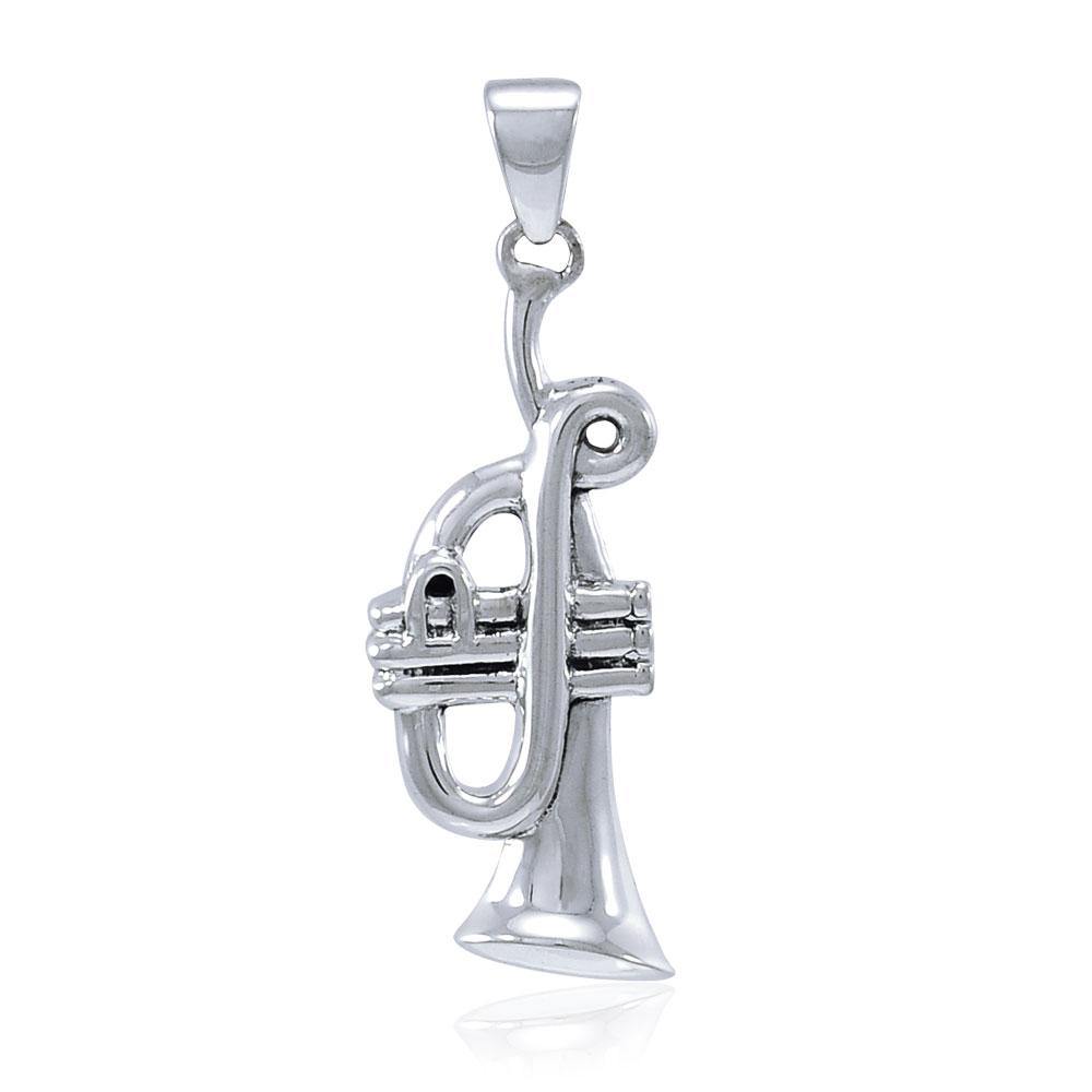 Trumpet a musical instrument pendant TPD4117 - Jewelry