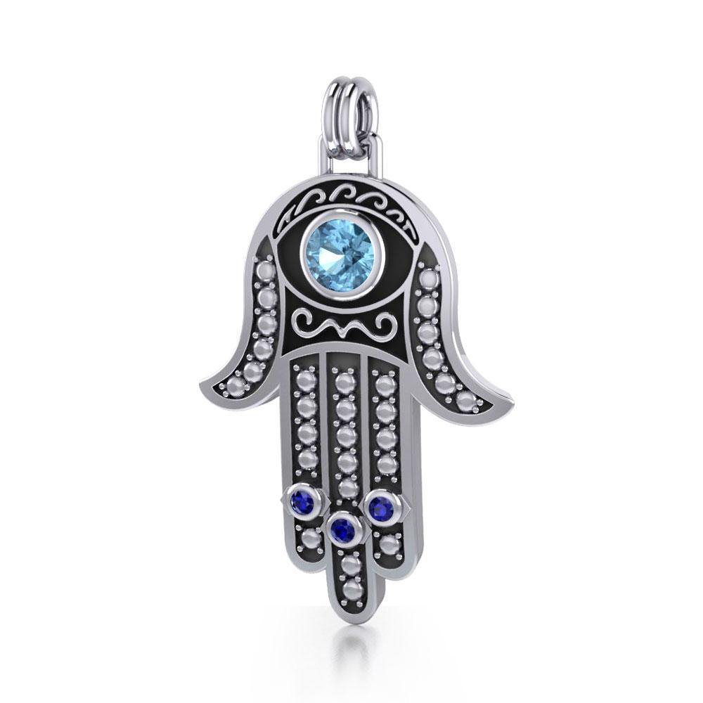 Hamsa Silver Pendant TPD4177 - Jewelry