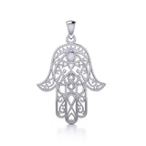 Hamsa Sterling Silver Pendant TPD5078