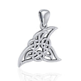 Celtic Shark Fin Silver Pendant TPD5167