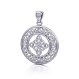 Celtic Knotwork Sterling Silver Pendant TPD728