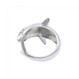 Theres nothing to fear in Sterling Silver White Shark Ring TR1481 - Jewelry
