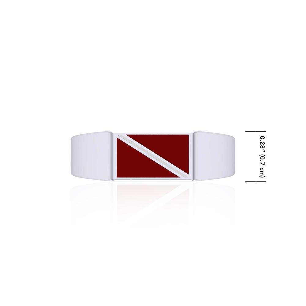 Dive Flag Ring TR1794 - Jewelry