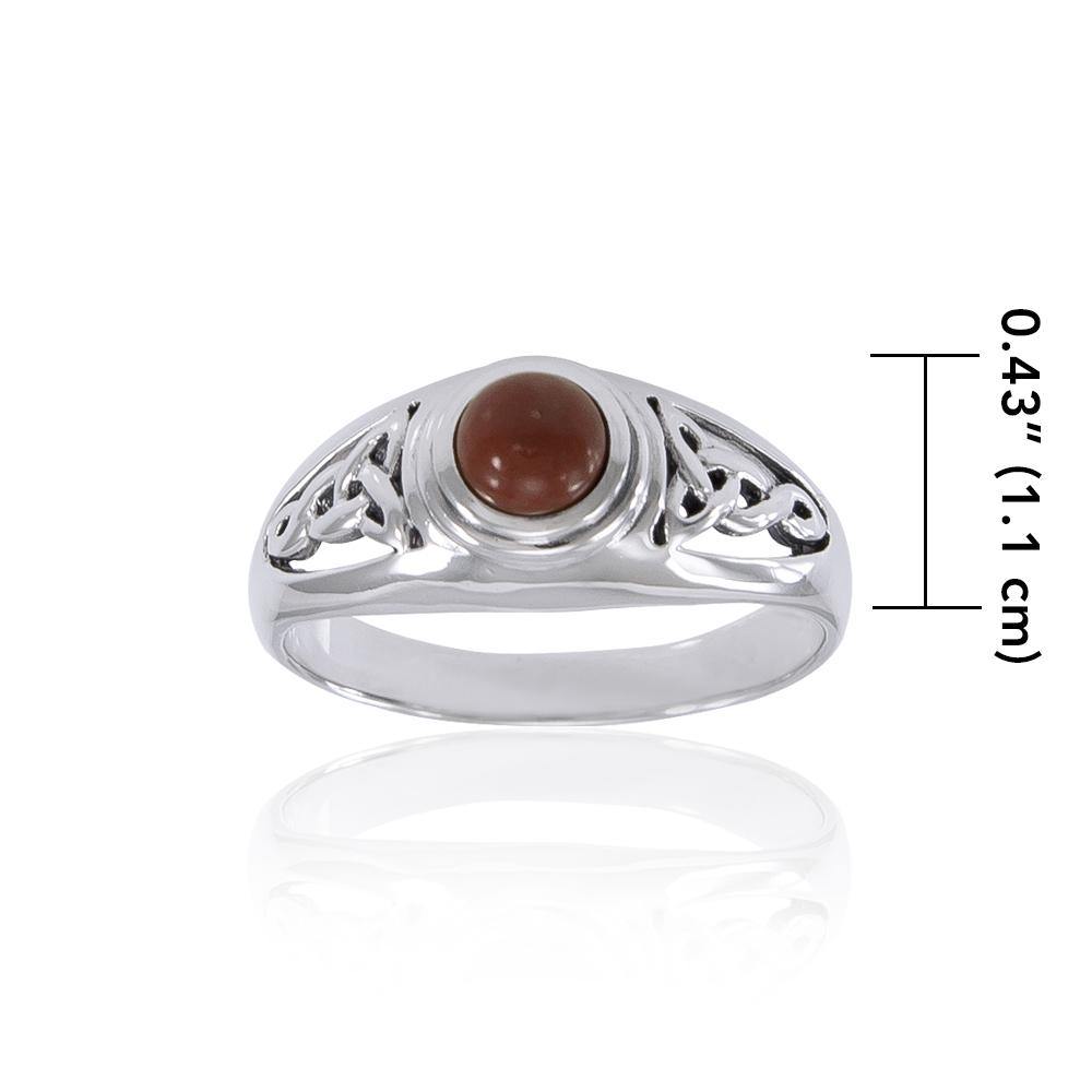Trust in the endless possibilities ~ Sterling Silver Celtic Knotwork Ring TR2103 - Jewelry