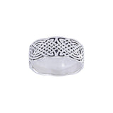 Celtic Knotwork Silver Ring TR671