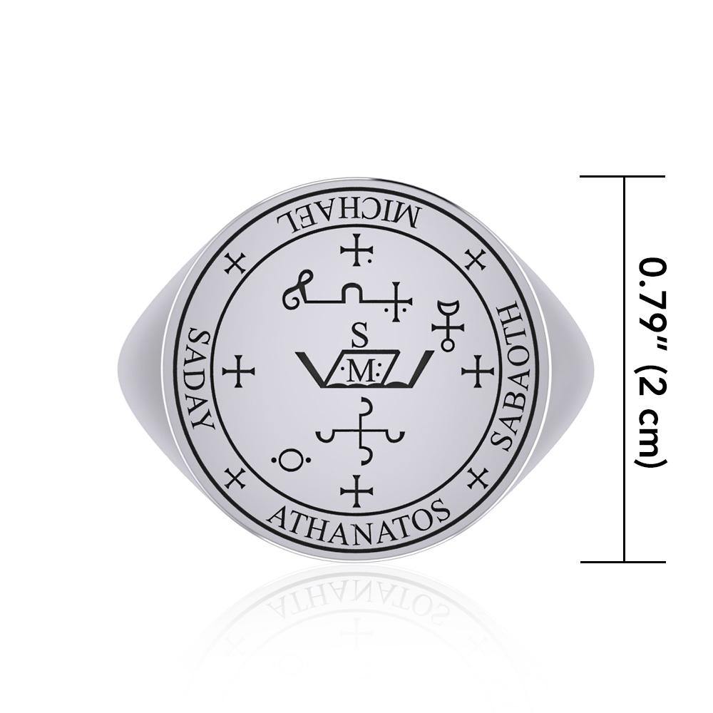 Sigil of the Archangel Michael Sterling Silver Ring TRI1202 - Jewelry