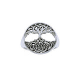 The Tree of Life in its Never-ending journey ~ Sterling Silver Ring TRI1277