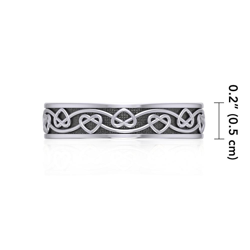 Celtic Knotwork Silver Ring TRI1345 - Jewelry