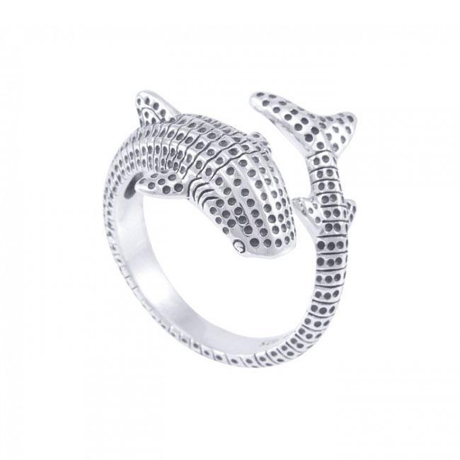 Whale Shark Sterling Silver Ring TRI1652 - Jewelry