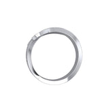 Aboriginal Dolphin Sterling Silver Spoon Ring TRI1735 - Jewelry