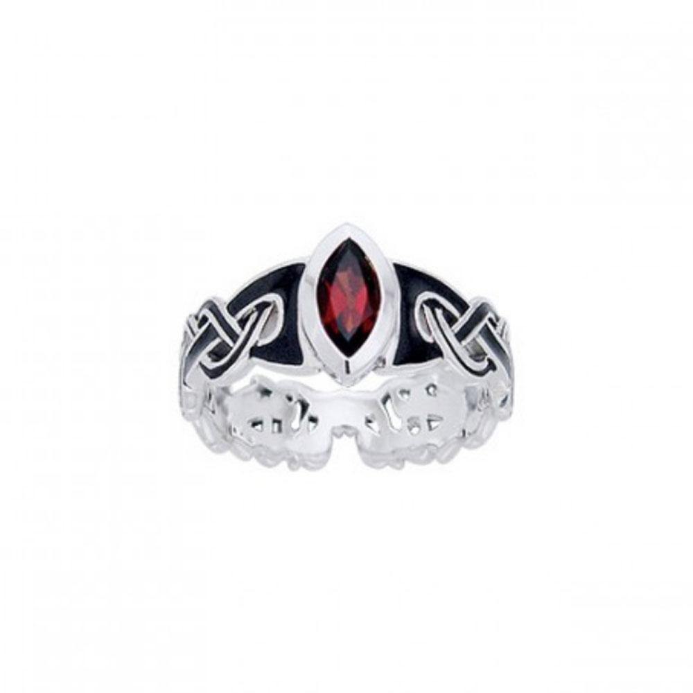 Viking Mammen Weave Ring TRI567 - Jewelry