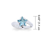 Designer Elegant Cubic Zirconia Star Ring TRI727 - Jewelry