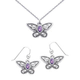 Spread your wings like a butterfly ~ Sterling Silver Jewelry Set TSE570
