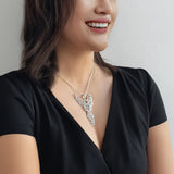 Celtic Phoenix with Five-Pointed Star Silver Pendant TPD5906