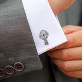 Undying Love of a Divine Celtic Cross Cufflinks CL043 - Jewelry