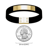 Words That Matter Leather bracelet with Magnetic Lock GBA208 by GBA208