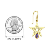 Illuminate Your Style with the Star Spirit Solid Yellow Gold Earrings GER2035 - Jewelry