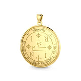 Sigil of the Archangel Thavael Solid Gold Pendant GPD2822 - Jewelry