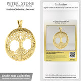 The Tree of Life Beyond astounding Solid Gold Pendant GPD3544