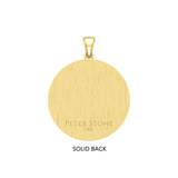 The Seven Archangels Solid Gold Pendant - GPD5154 (Solid Back)