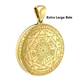 The Seven Archangels Solid Gold Pendant with Extra large Bail - GPD5154-CUSTOM