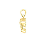 Celtic Spirit of The Arctic Polar Bear 14K Solid Gold Pendant GPD6017 - Jewelry