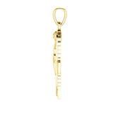 Seahorse with Music Note in the Body 14K Solid Gold Pendant GPD6120 - Jewelry