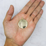 Sigil of Seven Archangels Inspired Solid Yellow Gold Pendant GPD6134 - Jewelry